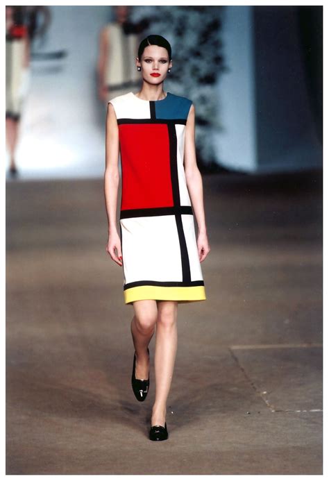 yves saint laurent mondrian dress 1965|yves saint laurent iconic dress.